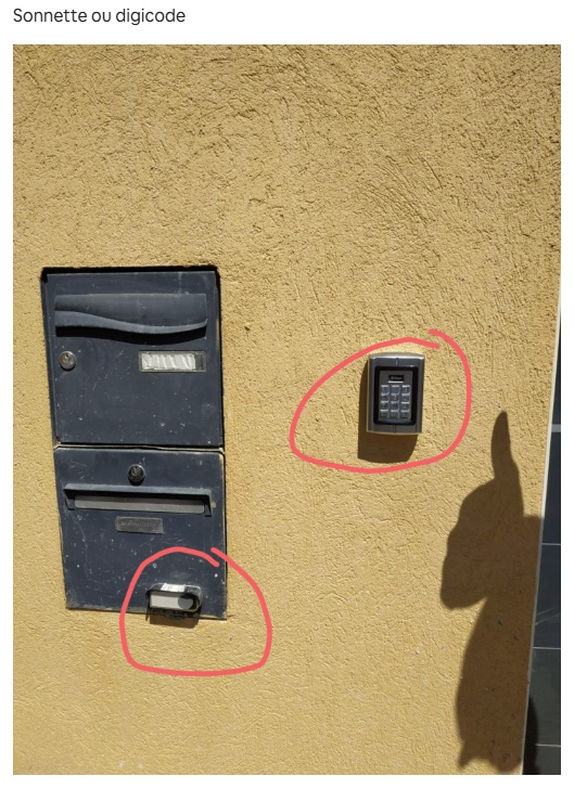 Digicode et sonnette